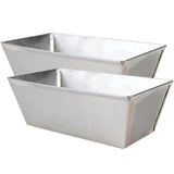 Hickoryware - Bread Pan Large 9" x 5" Stainless Steel - Hand Made In USA - Not Polished _ Food Service Grade - Homeplace Market LLC