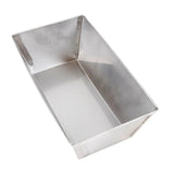 Hickoryware - Bread Pan Large 9" x 5" Stainless Steel - Hand Made In USA - Not Polished _ Food Service Grade - Homeplace Market LLC