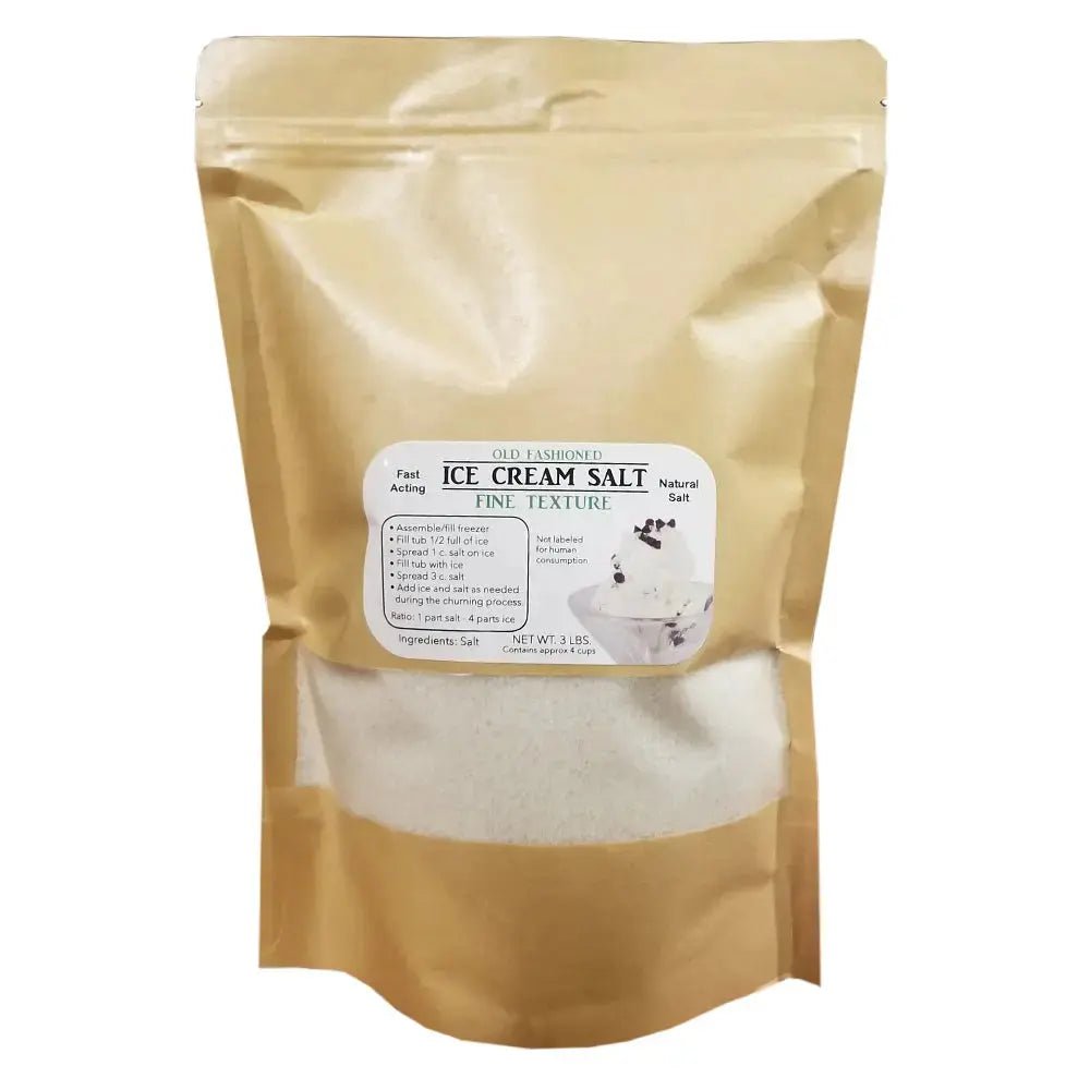 Ice Cream Salt - Fine Texture | For Old Fashioned Homemade Ice Cream - Homeplace Market LLC