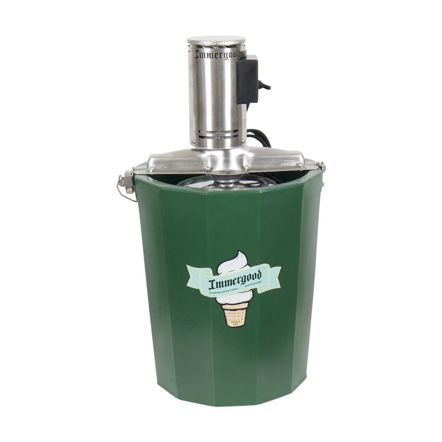 Immergood - 8 qt - Electric Ice Cream Maker - Stainless Steel - 110 volt - Homeplace Market LLC