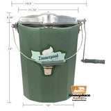 Immergood - PREMIUM 6 qt. - Stainless Steel Ice Cream Maker - Hand Crank - Homeplace Market LLC