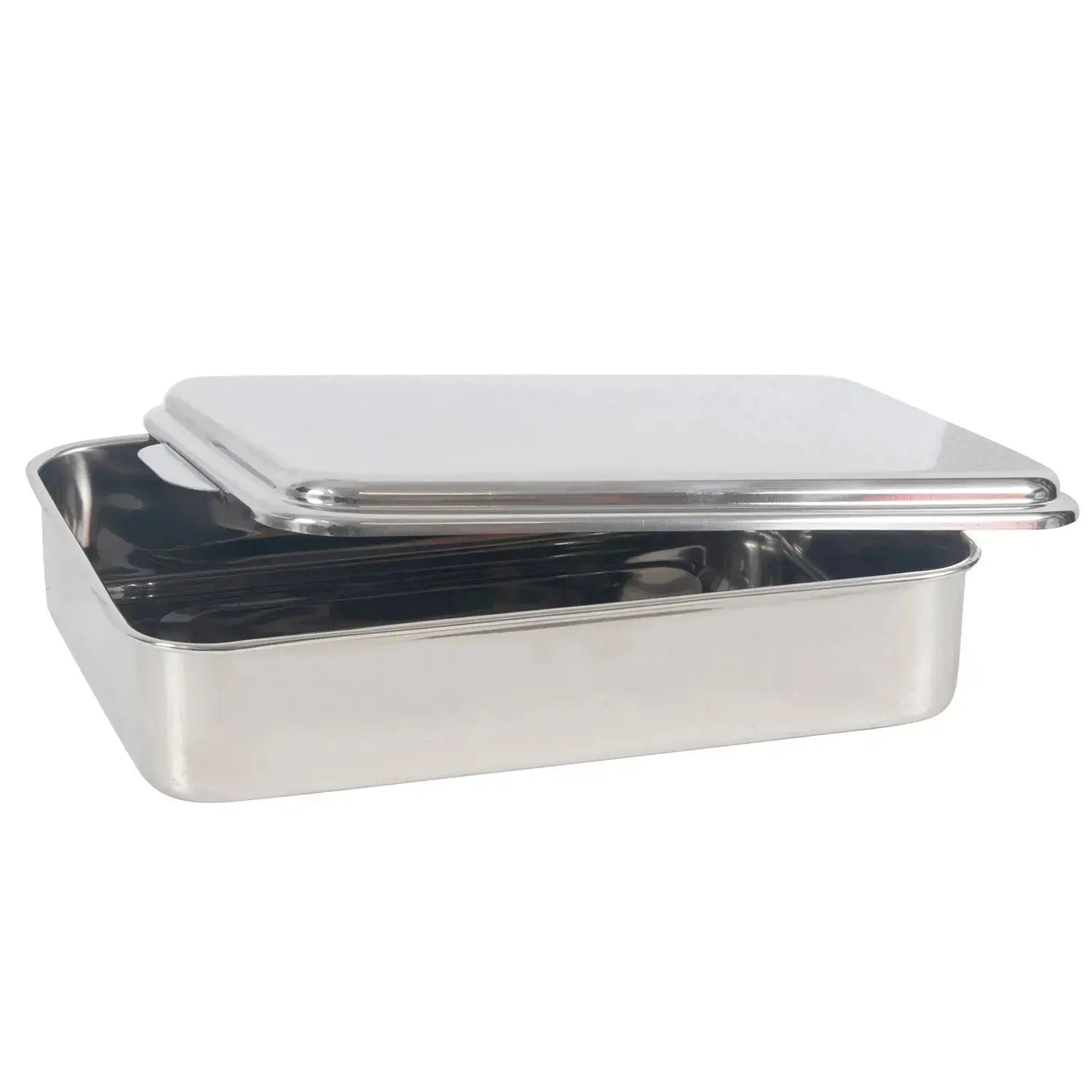 Lindy's - 9x13 - Covered Cake Pan w/Lid - Stainless Steel - High Lid - Homeplace Market LLC