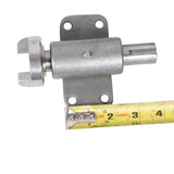 Shaft - Stainless Steel - 3/4" thread to 7/8" key - for Sprocket to Pulley Setup - Homeplace Market LLC