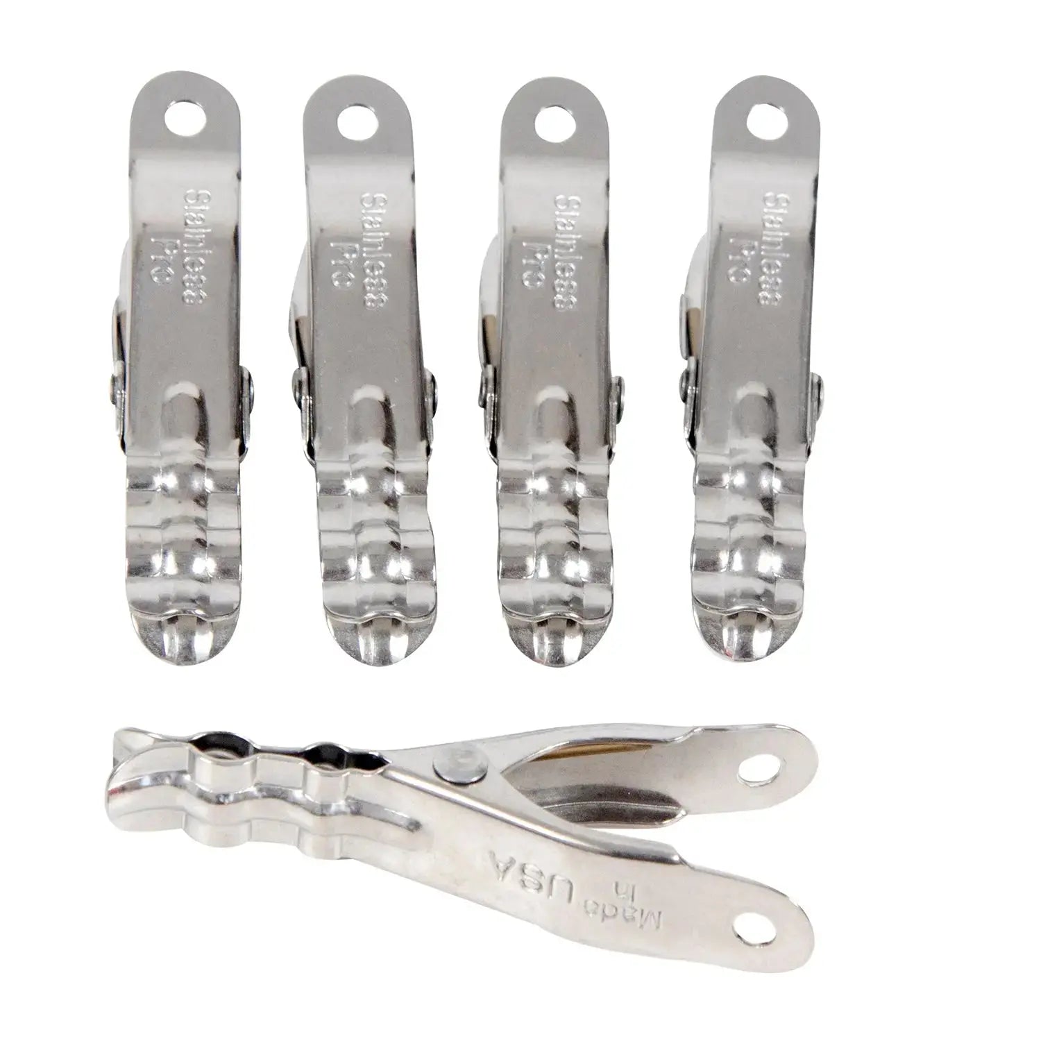 Stainless Pro - Clothespins / Line Grips - Made in USA - 25 pc. - Homeplace Market LLC