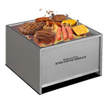 STOLTZFUS - Portable Charcoal Grill, Go Anywhere, Stainless Steel 17"x 17", Carrying bag Included - Homeplace Market LLC
